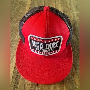 Red dirt ball cap